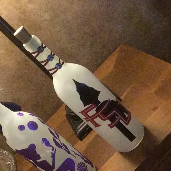 Wine bottle light decor - Picture 3 of 3